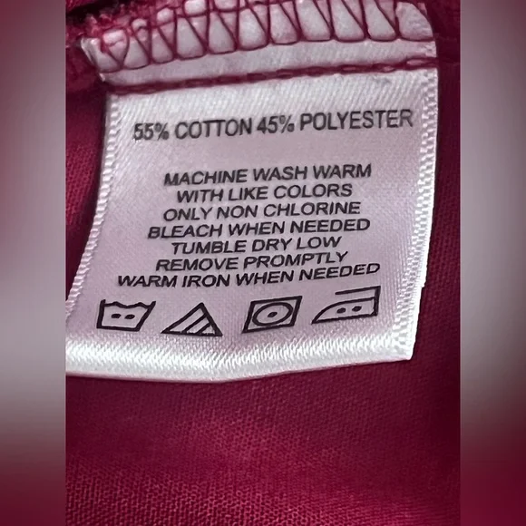 Foxcroft Women's Button Down Shirt - Deep Pink - Picture 5 of 5